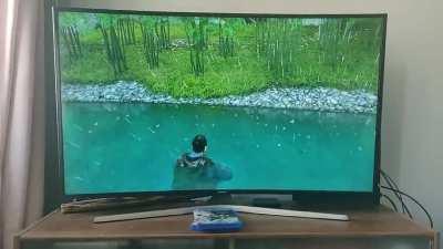 Those who are curious. Yes, Jin can swim!