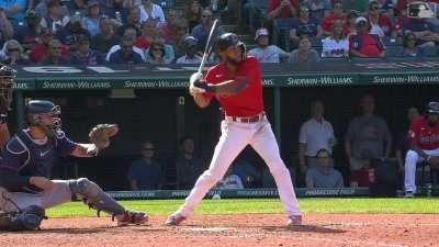 [Highlight] [Highlight] Amed Rosario continues his campaign of terror against the Twins with his 8th, 9th, and 10th RBIs of the series.