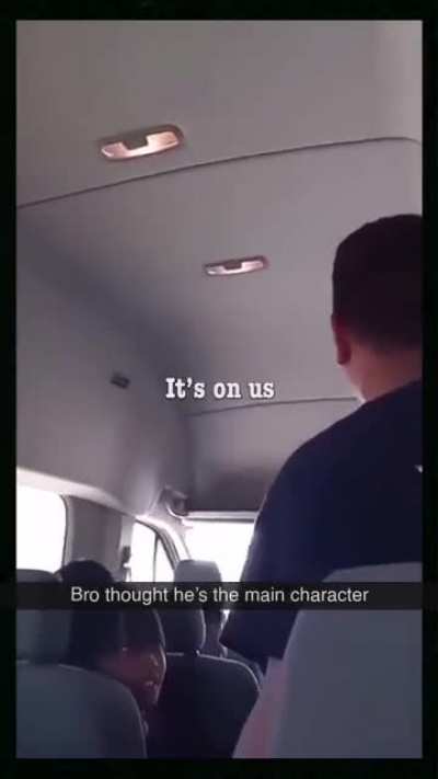 Bro thinks he’s in a movie