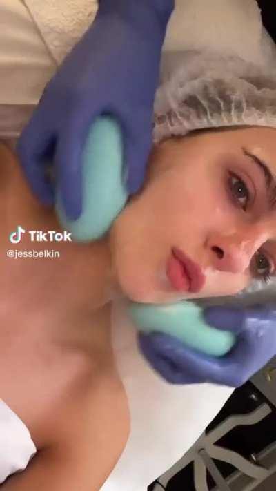 she loved her facial