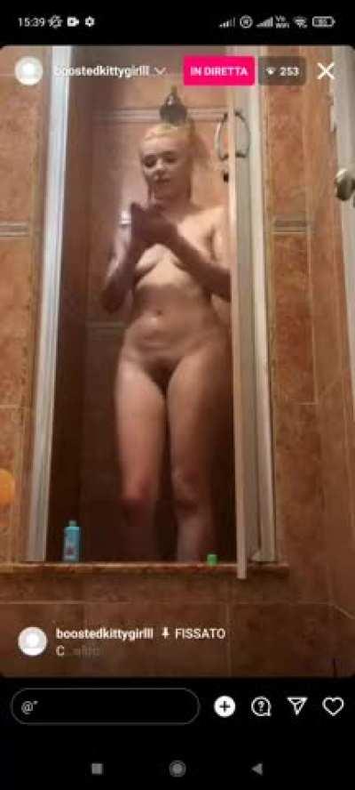 Hottie taking a shower part 4