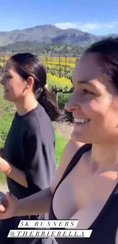 Bouncy Nikki Bella in slowmo