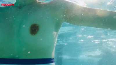 Pool was crowded… I still let them slip out