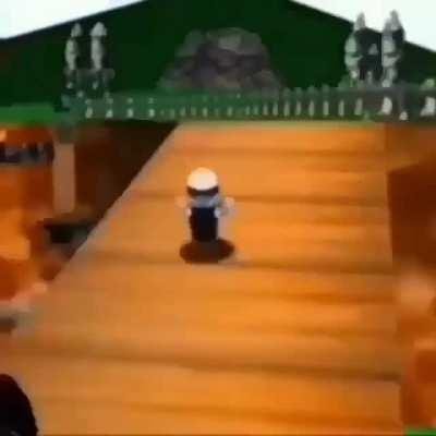 Descargue super mario 64 en una pagina llamada кто бы ни читает это чертовски😈👌 se ve bien fresco👌😎