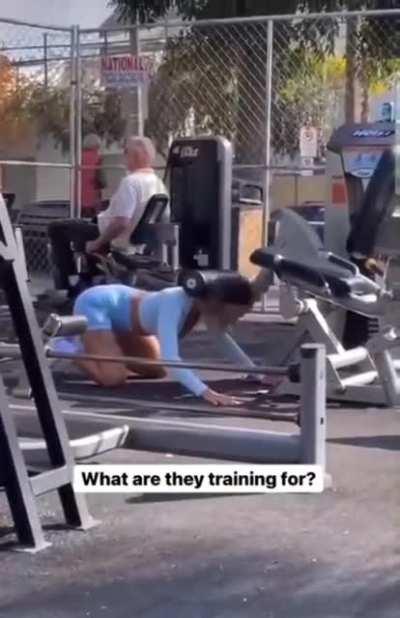 What are they training for?