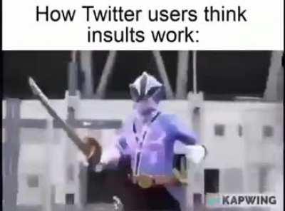 Theme search: Destroys their opponent with just their words/roast