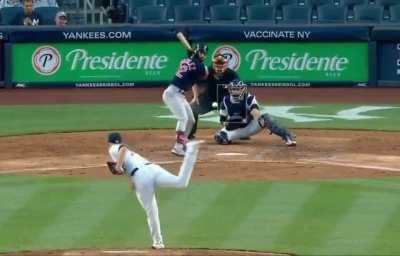 Michael King throws an immaculate inning against the Red Sox