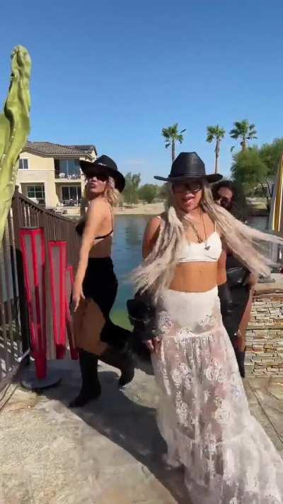 Liv Morgan, Jojo, & CJ Perry 