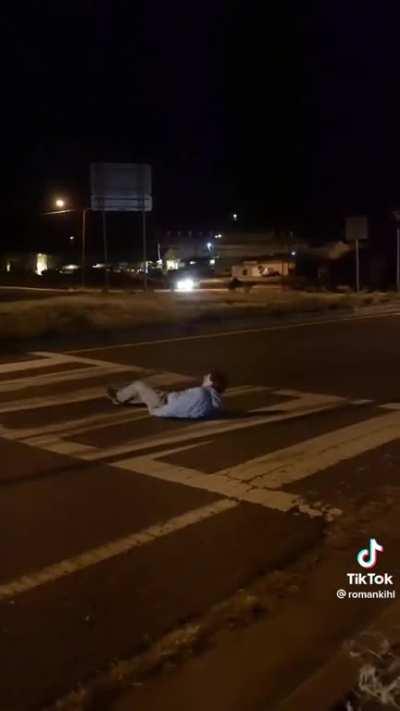 Watch for pedestrians