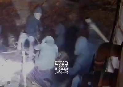 Settlers attack man with clubs