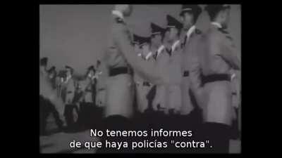 Berni se fija en la polic&iacute;a de Per&oacute;n.