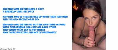 [B/S] Siblings Have a Breakup Oral Sex Pact