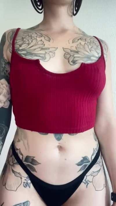 I love going out without a bra