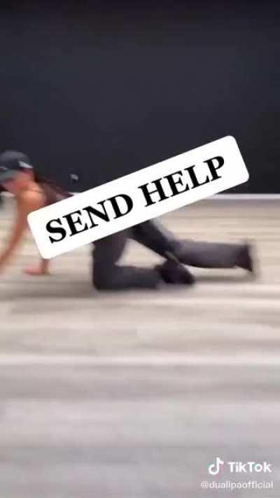 Dua doing the WAP dance