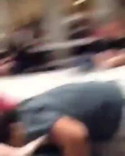 Picks up a dude half his size