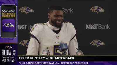 Huntley asked how soon he’ll watch back the game tape: “I'm trying to get out of here so I can call Shedeur. Make sure he can get it done.