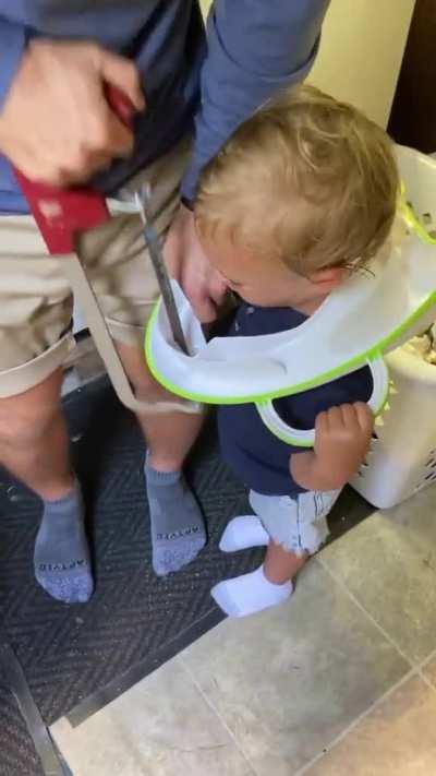 getting your head stuck