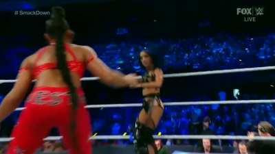 Tonight on SmackDown, Part 2; Bianca Belair is in action! And Becky's on commentary at ringside!