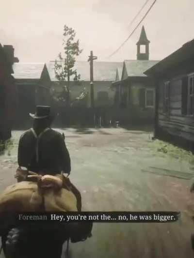 Everyone fears Arthur Morgan 