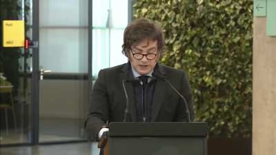 Discurso del Presidente Javier Milei en las oficinas de Mercado Libre.