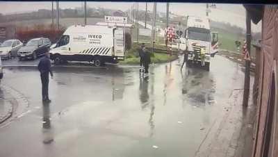 Accident in Ardooie today