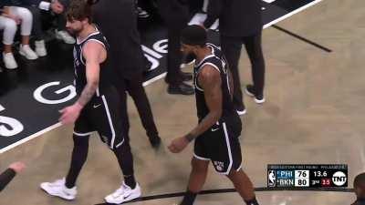 [Highlight] James Harden hits Royce O'Neale in the nether region as the play gets called for a flagrant 2!