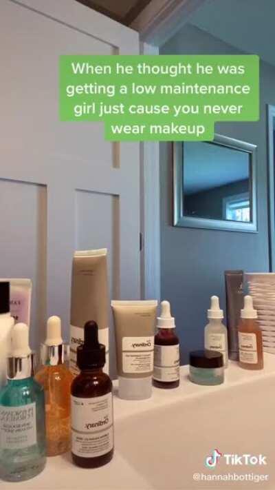 Tbh the Ordinary doesn’t cost that much so he’s lucked out