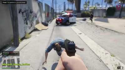 LSPD thwarts stabbing in progress in Rancho, saving the victim’s life (except his foot that I ran over)