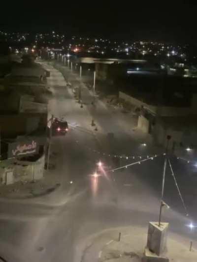 Unique combat footage, IDF forces on the way out of Jenin, is ambushed by militants on motorcycles, proceeds to run them over. Tonight.