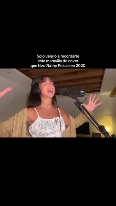 Necesario recordar cuando @Nathy Peluso hizo esta joya de cover de historia de un amor❤️