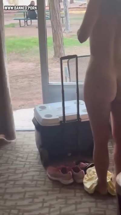 Honey Moon Exhibitionist Wife