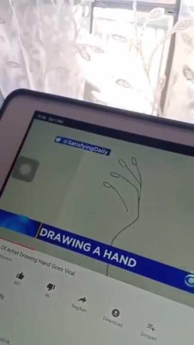 Drawing hands are hard