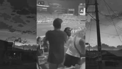 Your girlfriend tried to stick up for you when your bully showed up at the game, You should've just shut up but your GF fucked around and found out. After the fight, he shows up at your house to finish the job. To save you from another whooping, Your GF s