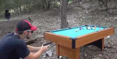 Redneck Billiards.