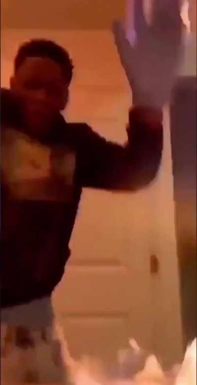 Might have burnt the house as well!