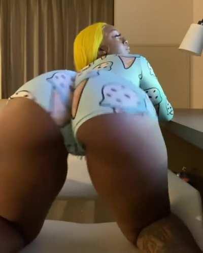 A Thick Scoop Of Ice Cream.