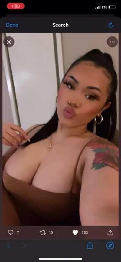 This bitch is a tease.