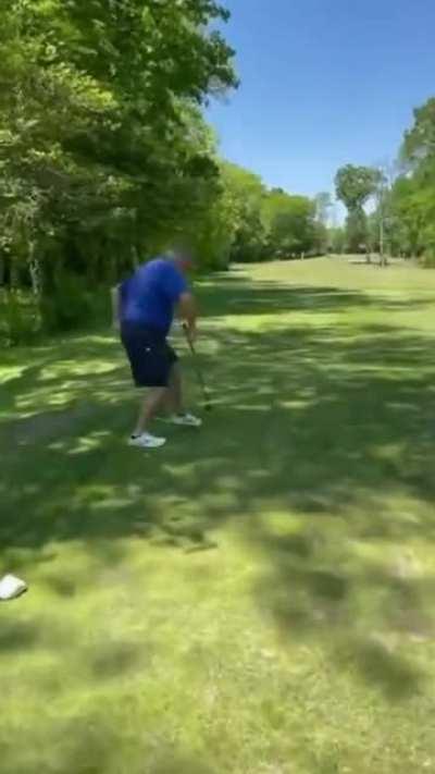 Snake on a golf course