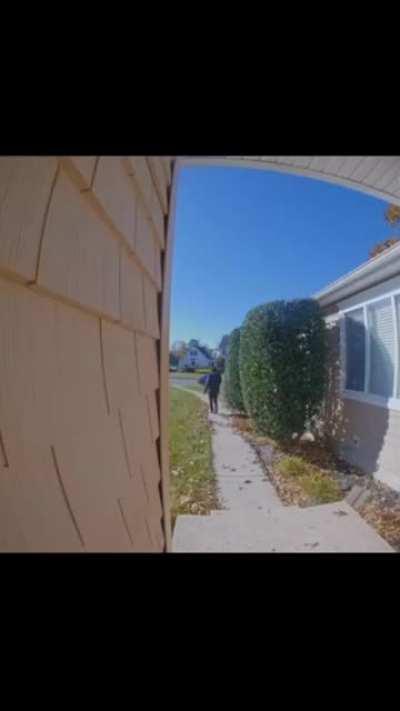 Walmart delivery driver drops off childs Christmas gift on porch says it's delivered waits 5 minutes and comes back and takes it. Walmart won't help.