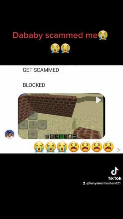 DABABY SCAMMED ME😭😭😭