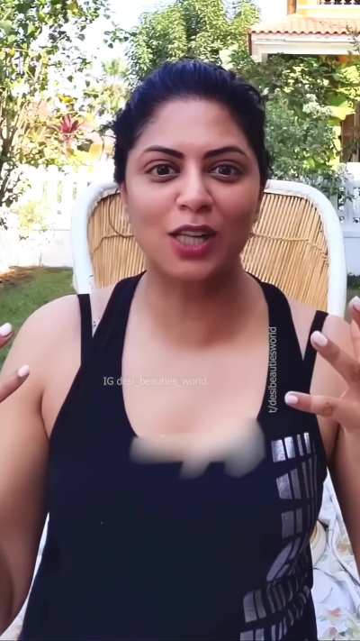 **SOUND ON** Kavita Kaushik says she enjoys her armpit fragrance