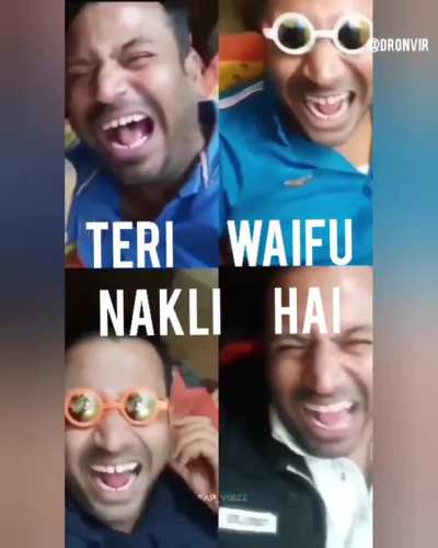 Haan dank ke chode, meri mummy asli hai