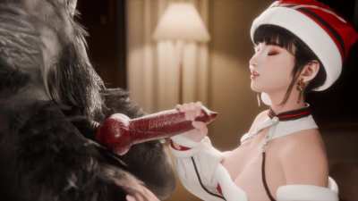 She had a white Christmas (rekin3d)