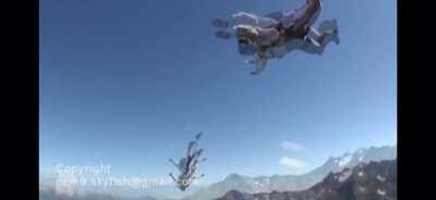 Skydiver loses altitude awareness and narrowly escapes hitting mountain at terminal velocity