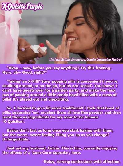 Betsy, serving confections with affection.