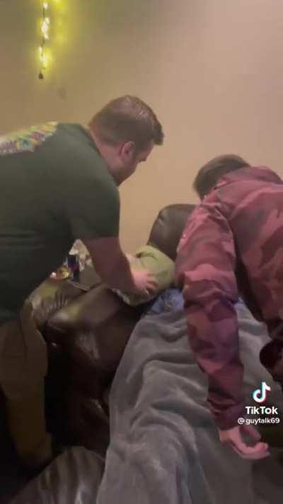 Don’t pass out around the boys