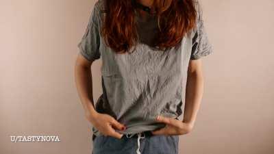 This shirt hides them pretty well, don't you think? 😏