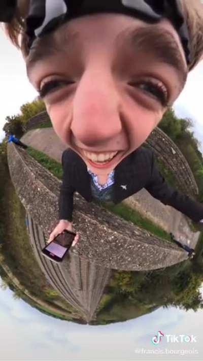 Chad sure loves trains!