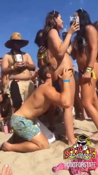 Eating ass in front of others