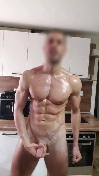 Get down on your knees for your Dom and start sucking